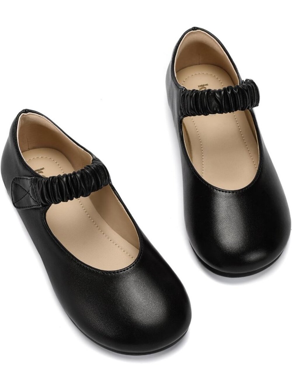 Soft Sole Mary Jane Shoes for Girls - Comfortable Ballerina Flats, Wide Feet